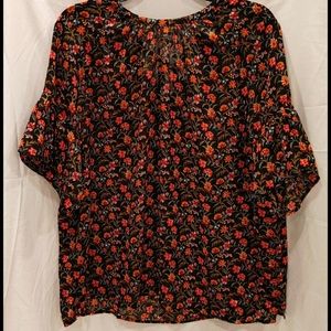 NWOT Loft Floral Top